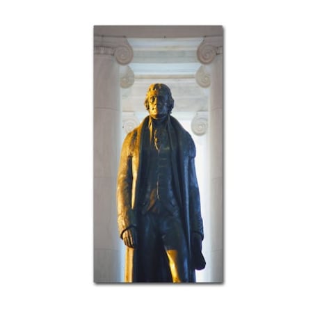 CATeyes 'Thomas Jefferson Jefferson Memorial' Canvas Art,10x19